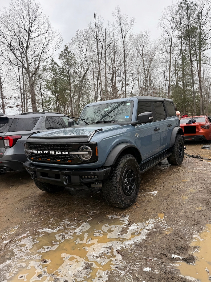 Ford Bronco pre-wash